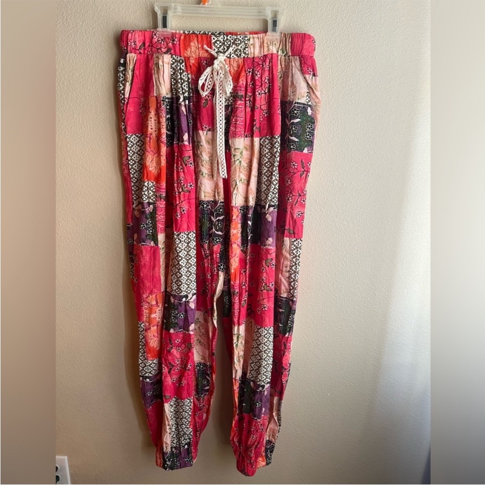 POL Multicolor Patchwork Pants NWT - image 1
